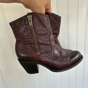 Frye Women's Dark Brown Heeled Boots